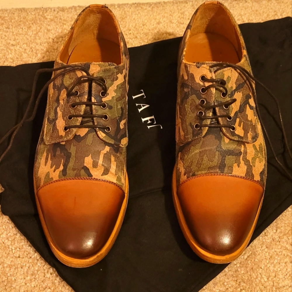 The Troy Shoe in Camo - Storm Welt